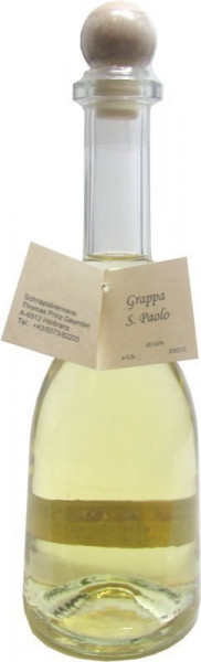 Grappa S.Paolo 0,5l in Rustikaflasche - Abfüller Prinz