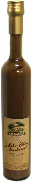 Prinz Schoko-Kokos-Haselnuss-Likör (Festtagslikör) in hoher Flasche