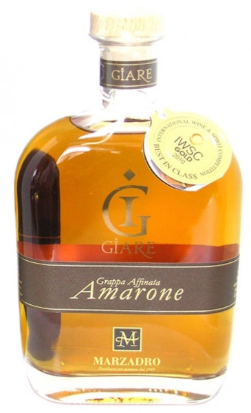 Grappa Giare Affinata Amarone 0,7l - Distill.Marzadro