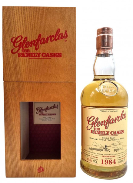 Glenfarclas The Family Casks Whisky Jahrgang 1984 - 0,7l
