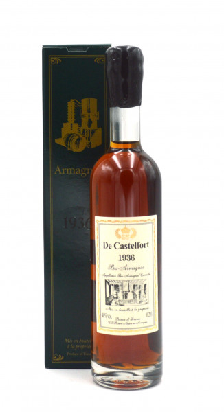 Armagnac De Castelfort Vintage 1936 - bottled 2017 - stored in barrels for 81 year- incl. gift box