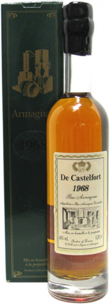 Armagnac De Castelfort Jahrgang 1968, 0,2l incl. Geschenkkarton