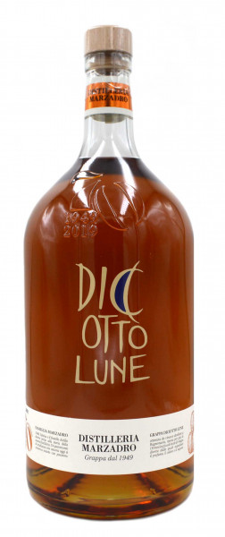 Marzadro Grappa Stravecchia Le Diciotto Lune in the big bottle