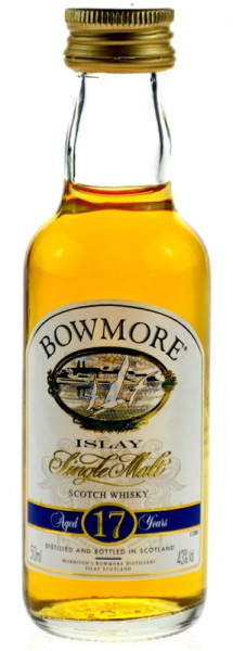 Bowmore Whisky 17 Jahre 0,05l Miniatur ohne Geschenkdose