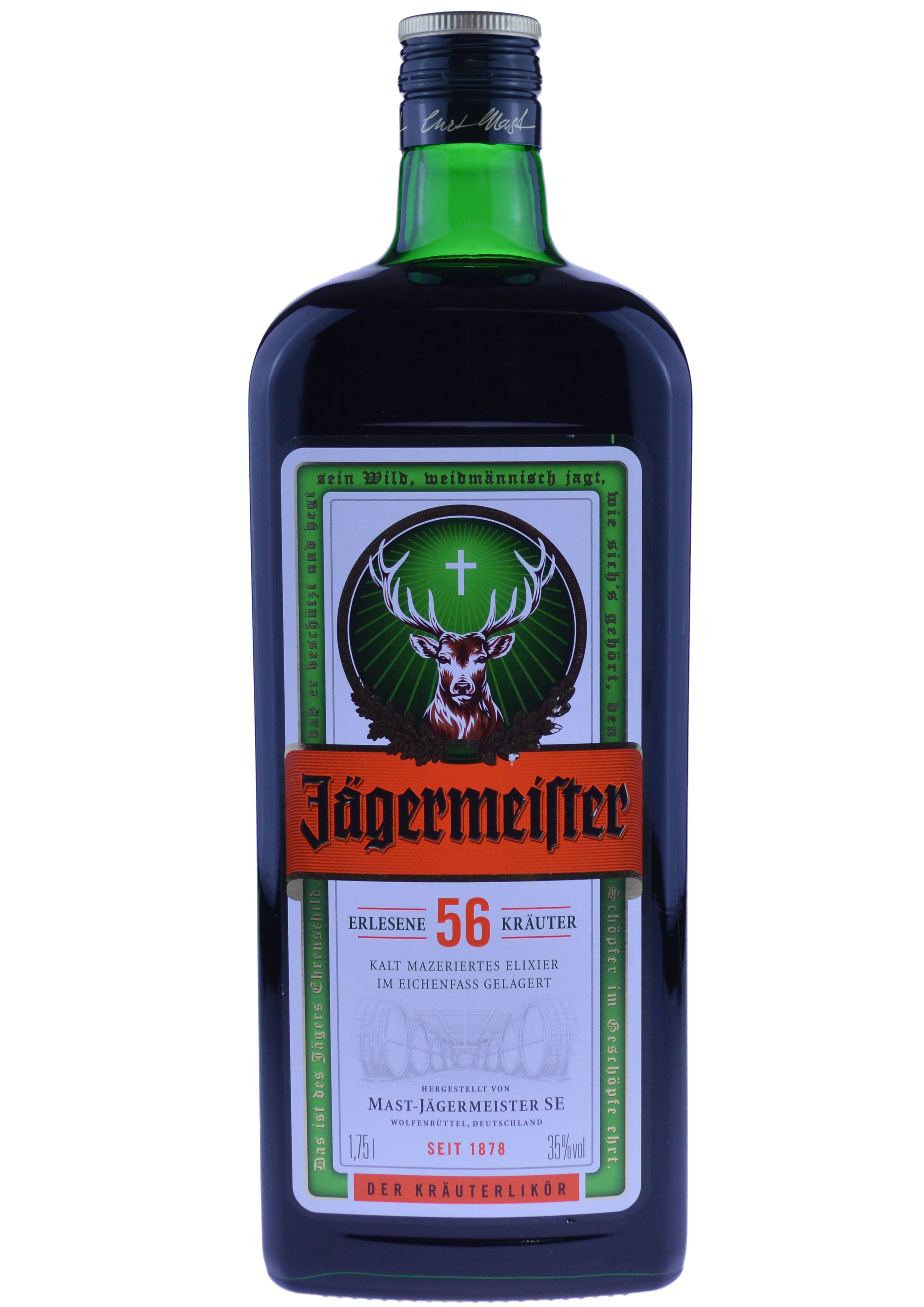 Jägermeister 1.75l big bottle - herb liqueur | worldwidespirits