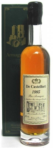Armagnac De Castelfort Jahrgang 1985 - abgefüllt 2014/2016 - 28/30 Jahre im Fass gelagert