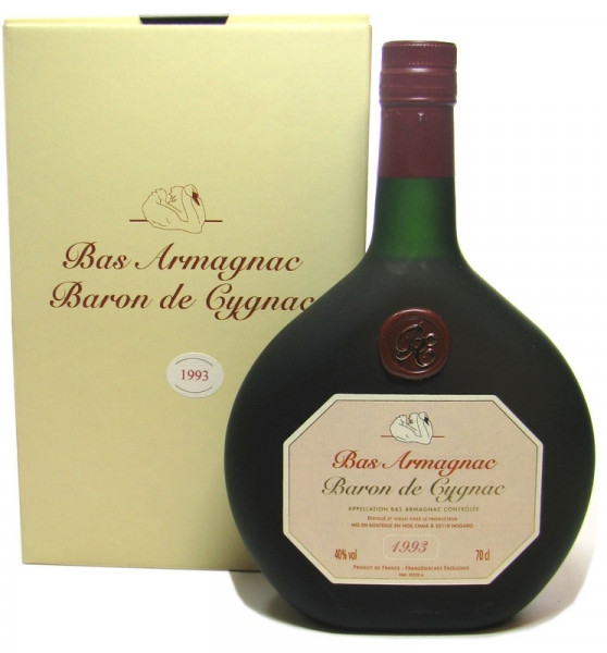 Armagnac Baron de Cygnac 0,7l Jahrgang 1993