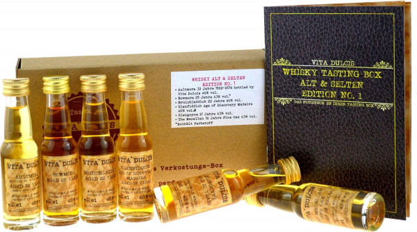 Whisky Tasting Box old &amp; rare 6x0,02l
