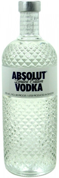 Rarität: Absolut Glimmer Vodka 1,0l aus Schweden - Limited Edition