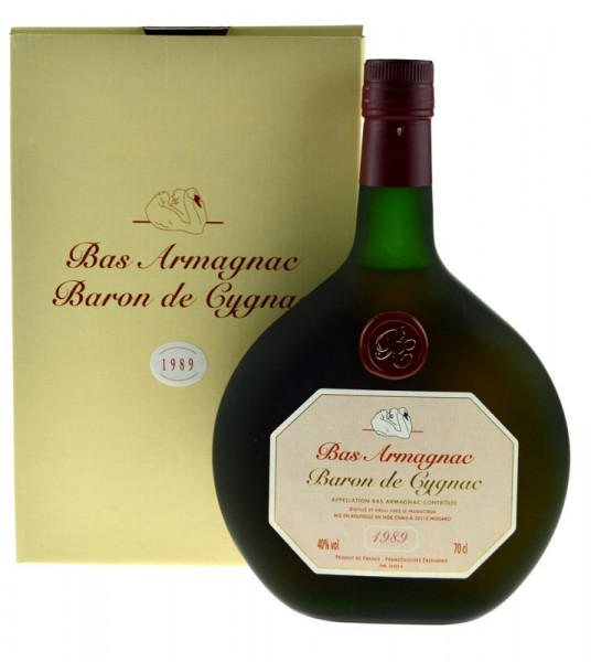 Armagnac Baron de Cygnac 0,7l Jahrgang 1989