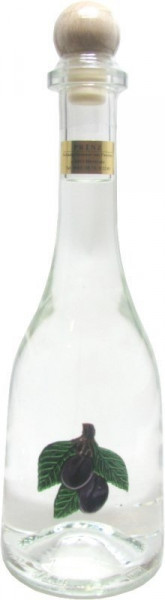 Prinz Pflümli ( Pflaumenschnaps ) 0,5l Spirituose aus Österreich in Rustikaflasche mit Pflaumen-Fruc