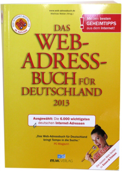 Das WEB-Adressbuch für Deutschland 2013