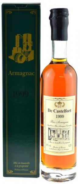 De Castelfort Armagnac Jahrgang 1999 - abgefüllt 2009 - 10 Jahre im Fass gelagert