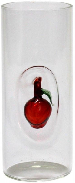 Prinz Stamperl Glas 2cl mit Fruchtmotiv Apfel
