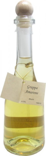 Prinz Grappa Amarone 0,5l in Rustikaflasche - Abfüller Prinz