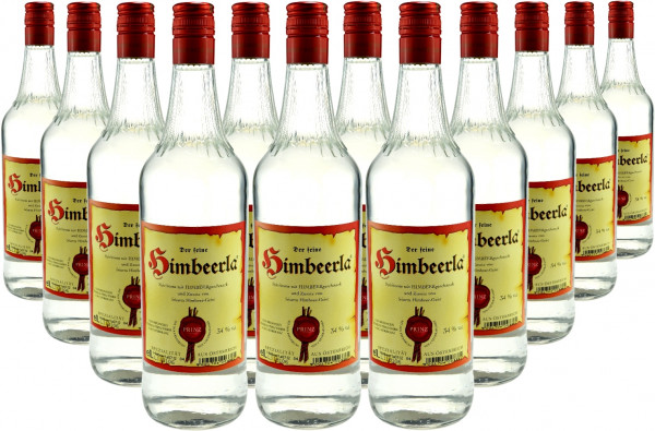 18 Flaschen Prinz Himbeerla 1,0l Spirituose aus Österreich