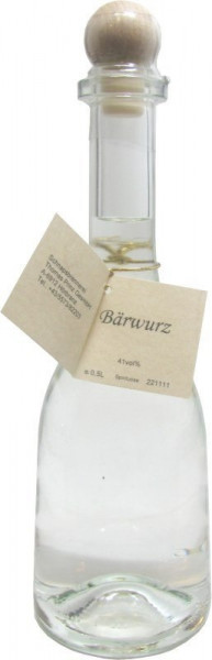 Prinz Bärwurz 0,5l in Rustikaflasche aus Österreich