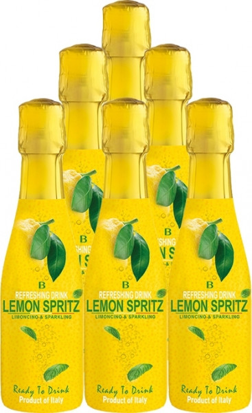 Bottega Lemon Spritz 6x0,2l - aromatisiertes weinhaltiges Getränk