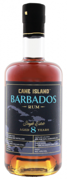 Cane Island 8 Jahre Barbados Single Estate Rum