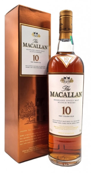Macallan Whisky 10 Jahre Sherry Oak 0,7l