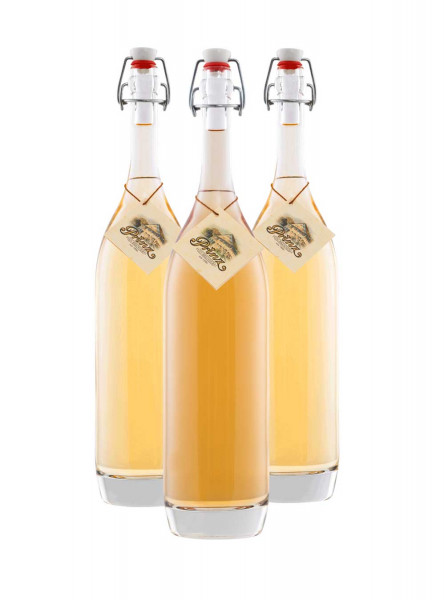 3 bottles of Prinz old varieties sorted 0.5l - fruit brandy from Austria