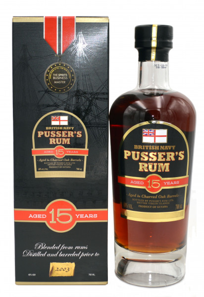 Pusser&#039;s Rum 15 Jahre 0.7l - Nelson&#039;s Blood