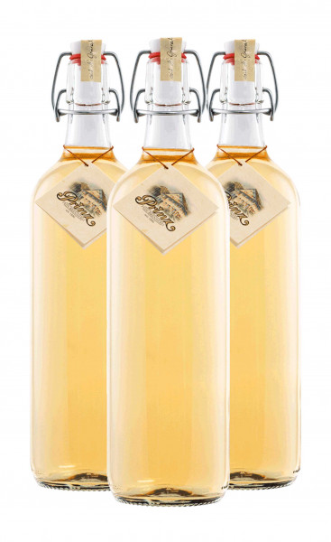 3 bottles of Prinz Alte Marille 1,0l - old apricot fruit brandy
