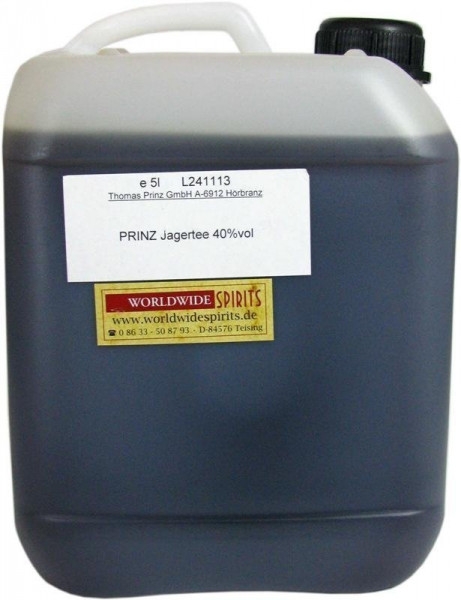 Prinz Jager-Tee 40% vol. 5 Liter Kanister - Original Jagatee aus Österreich