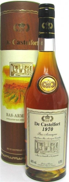 Armagnac De Castelfort Jahrgang 1970 - abgefüllt im Jahr 2014 - 43 Jahre im Fass gelagert