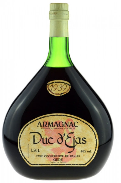 Armagnac Duc d' Ejas 1,5l Grossflasche Jahrgang 1939