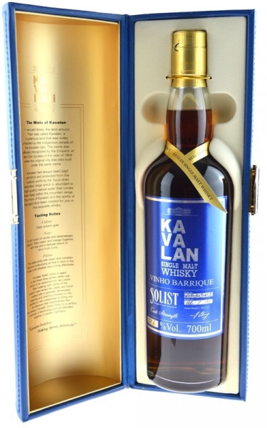 Rarität: KaVaLan Solist Vinho Barrique Single Malt Whisky 0,7l inkl. Geschenkpackung - Single Malt W