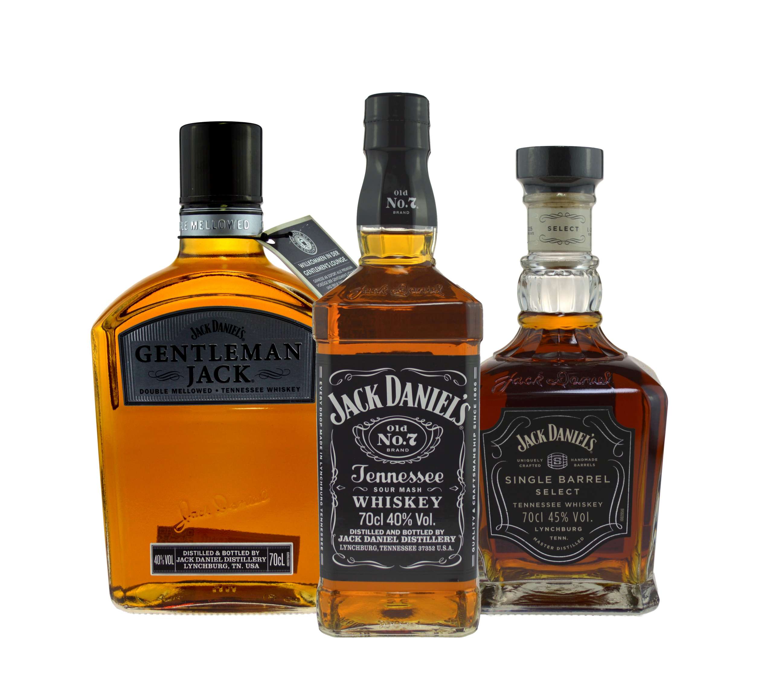 Whisky Jack Daniel\'s Paket, 0,7l, 3x