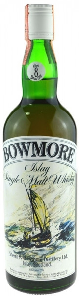 Bowmore Whisky Sheriff`s - 40,12% vol. (=70 Proof) - 26 2/3 fl. oz. (= 0,7l), 8 Jahre alt