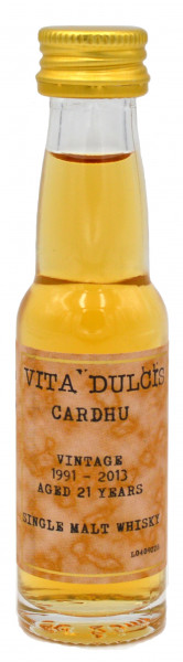 Vita Dulcis Cardhu 21 Jahre Miniatur Vintage 1991-2013