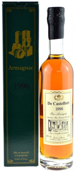 Armagnac De Castelfort 0,2l Jahrgang 1996 inklusive Geschenkkarton