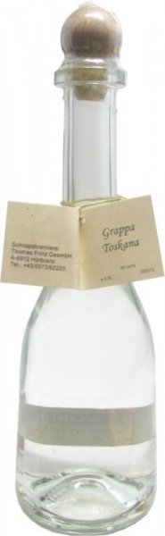 Grappa Toscana 0,5l in Rustikaflasche - Abfüller Prinz