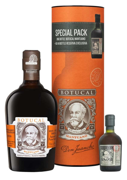 Special Pack: Botucal Mantuano Rum 0,7l + Botucal Reserva Exclusiva Rum 0,05l Mini