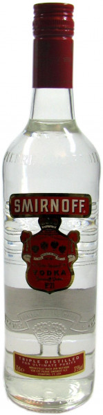 Smirnoff Vodka Red Label No.21 - 0,7l - engl. Ausstattung