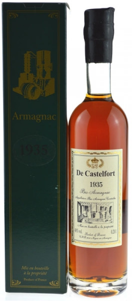 De Castelfort Armagnac Jahrgang 1935 - abgefüllt 2015 - 79 Jahre im Fass gelagert