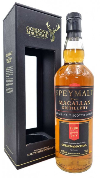 Macallan Whisky Jahrgang 1980-2013 Gordon & MacPhail Speymalt 0,7l