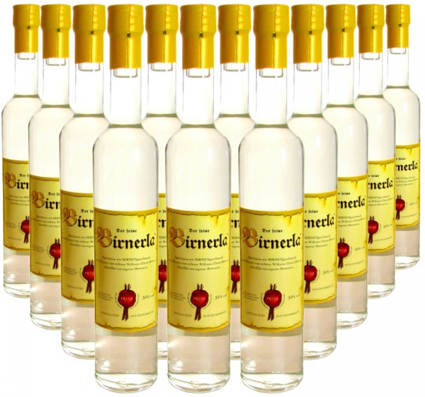18 Flaschen Prinz Birnerla ( Birnenschnaps ) 0,5l aus Österreich - 3,5% Rabatt