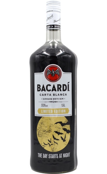 Bacardi Superior Rum Ron Carta Blanca big bottle 1.5l with 37.5% alc./vol.  | worldwidespirits