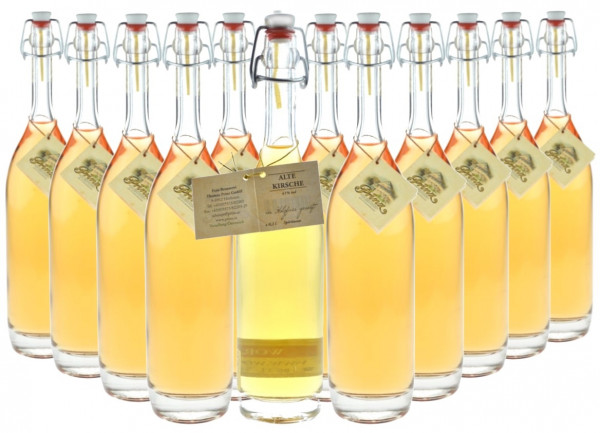 12 Flaschen Prinz Alte Kirsche 0,5l in Bügelflasche - im Holzfass gereift aus Österreich