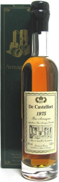 Armagnac De Castelfort Jahrgang 1975 abgefüllt im Jahr 2014/2016 - 38/40 Jahre im Fass gelagert