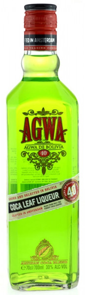 AGWA de Bolivia - Coca Leaf Liqueur/Likör