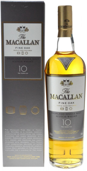 Macallan Whisky 10 Jahre Fine Oak