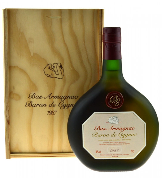 Armagnac Baron de Cygnac 0,7l Jahrgang 1987