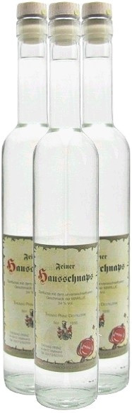 3 Flaschen Prinz Hausschnaps Marille 0,5l - Schnaps aus Österreich
