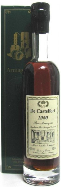 Armagnac De Castelfort Jahrgang 1950 abgefüllt im Jahr 2015 - 65 Jahre im Fass gelagert