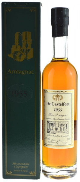 De Castelfort Armagnac Jahrgang 1955 - abgefüllt 2015 - 59 Jahre im Fass gelagert